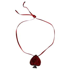 Yves Saint Laurent-Necklaces-Silvery,Red