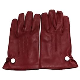 Hermès-Gloves-Red