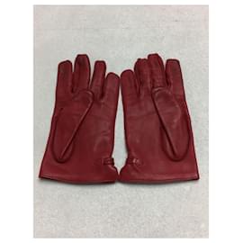 Hermès-Gloves-Red