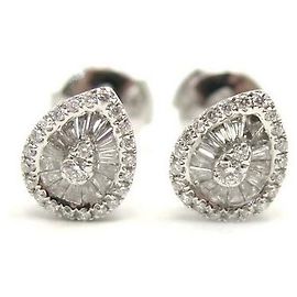 NEUN DJULA-OHRRINGE VON10990-WG BIRNE ODER DIAMANTEN 0.34CTS-OHRRINGE Silber