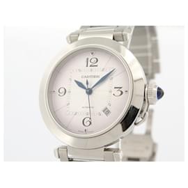 Cartier-NEW CARTIER PASHA WSPA WATCH0009 41MM AUTOMATIC FULLSET WATCH WARRANTY-Silvery