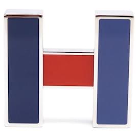 Hermès-NEW HERMES RAINBOW BELT BUCKLE FOR LINK 24 MM STEEL & LACQUER BELT BUCKLE-Purple