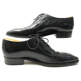 JM Weston-JM WESTON ARABESQUE CONTI SHOES 435 Richelieu 10.5D 44.5 LEATHER SHOES-Black