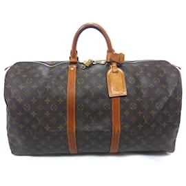 Louis Vuitton-keepall 55 Monogram-Brown