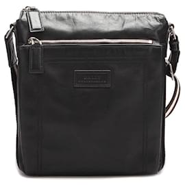 Bally-Tuston Leather Crossbody Bag-Black