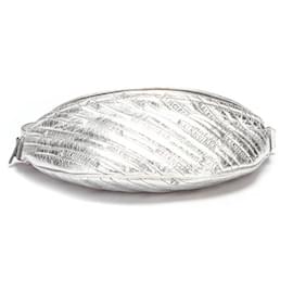 Balenciaga-balenciaga Quilted Metallic Souvenir Belt Bag argent-Argenté