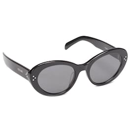 Céline-celine Oval Tinted Sunglasses black-Black