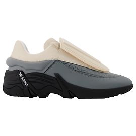 Raf Simons Tênis Antei em couro marfim e cinza Multicor