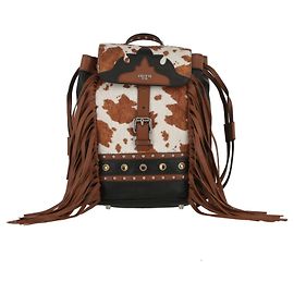 Moschino Western Embellished Fringe Backpack Multiple colors
