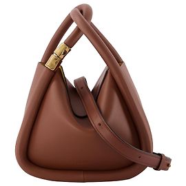 Boyy Wonton 20 Bolsa em Couro Marrom Marrom