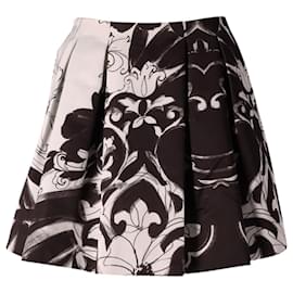Alice + Olivia-Alice + Olivia Mini-jupe plissée en polyester noir-Autre