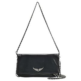 Sac Hobo Rock - Zadig & Voltaire - Noir - Cuir Noir