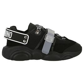 Moschino Rollschuhe Teddy Turnschuhe Schwarz