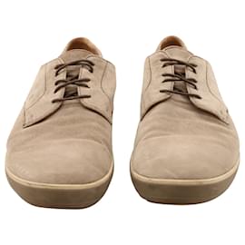 Autre Marque-Fratelli Rossetti Lace-Up Loafers in Grey Suede-Grey