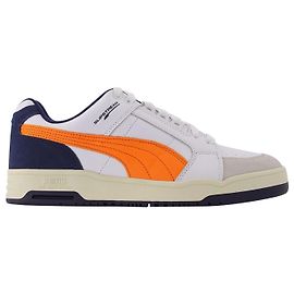 Puma Cestas retrô Slipstream em couro branco Branco