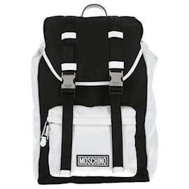 Moschino-Nylon Buckle Backpack-Multiple colors