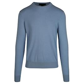 Stella Mc Cartney-Regenerated Cashmere Sweater-Blue