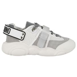 Moschino Teddy zapatillas con correa de velcro Multicolor