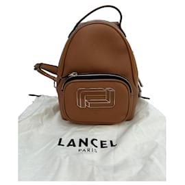 Lancel-Backpacks-Caramel