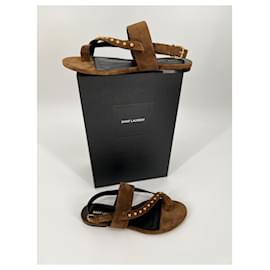 Saint Laurent-Sandals-Brown