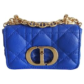 Dior-Micro sac Dior caro-Bleu