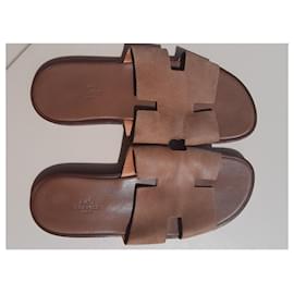 Hermès-Men Sandals-Sand