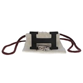 Hermès-Hermès belt buckle model 5382 black PVD plated metal-Black