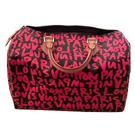 Louis Vuitton Speedy 30 graffitis limités Multicolore