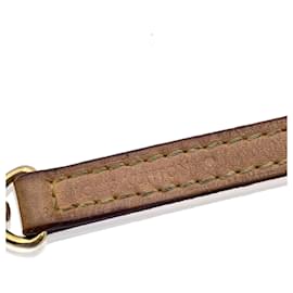 Louis Vuitton-Beige Tan Leather Shoulder Strap for Small Bags-Beige