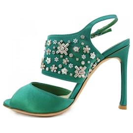 Christian Dior-*Christian Dior Sandals-Green
