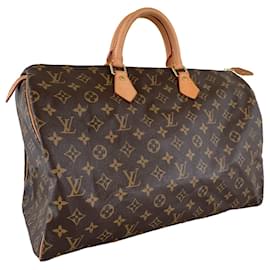 Louis Vuitton-Louis Vuitton Speedy 40 monogram handbag-Brown