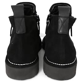 Giuseppe Zanotti-Giuseppe Zanotti black suede ankle boots-Black