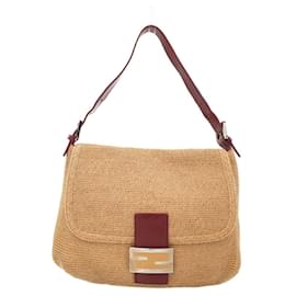 Fendi-Fendi "Mamma bucket" Ladies' semi-shoulder bag-Brown,Red