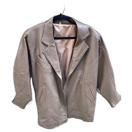 Vintage Yves Saint Laurent leather jacket Brown
