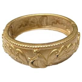 Lanvin-Sublime cuff bracelet in relief Lanvin-Gold hardware