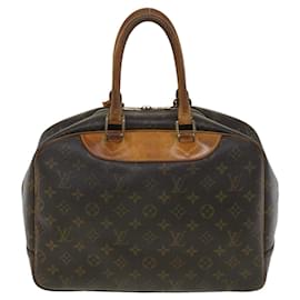 Louis Vuitton-Borsa a mano Deauville con monogramma LOUIS VUITTON M47270 LV Auth rz479-Monogramma