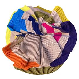 Broche de flor muy grande de Sonia Rykiel Multicolor Beige