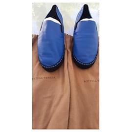 Bottega Veneta-Loafers Slip ons-Light blue