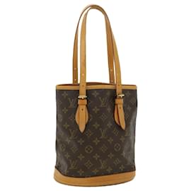 Louis Vuitton-LOUIS VUITTON Monogram Bucket PM Shoulder Bag M42238 LV Auth pt4612-Other