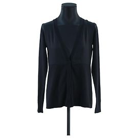 Gilet Comptoir Des Cotonniers Bleu En Maille Coton - Taille S (38), Neuf Jamais Porté, Style Décontracté