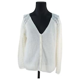 Strickjacke Sézane S Weiß