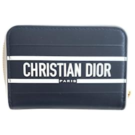 Christian Dior-SMALL DIOR VIBE VOYAGEUR CARD HOLDER-Blau