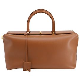 Bolsa Tom Ford India com alça superior em couro marrom Marrom