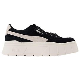 Puma Paniers Mayze Stack en cuir noir Noir