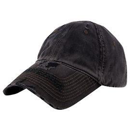 Balenciaga Berretto da baseball con base in denim di cotone grigio Nero