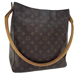 Louis Vuitton-LOUIS VUITTON Monogram Looping GM Shoulder Bag M51145 LV Auth yt901-Monogram