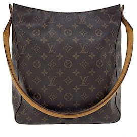 Louis Vuitton-LOUIS VUITTON Monogram Looping GM Shoulder Bag M51145 LV Auth yt901-Monogram