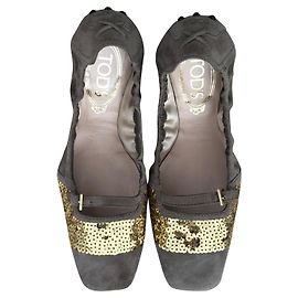 Sapatilhas Tod's em camurça bege Bege