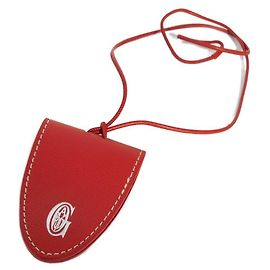*GOYARD nero universale accessorio clip magnete clip borsa logo rosso Rosso