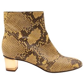 Botines Dries Van Noten Snake Embossed en cuero multicolor Otro